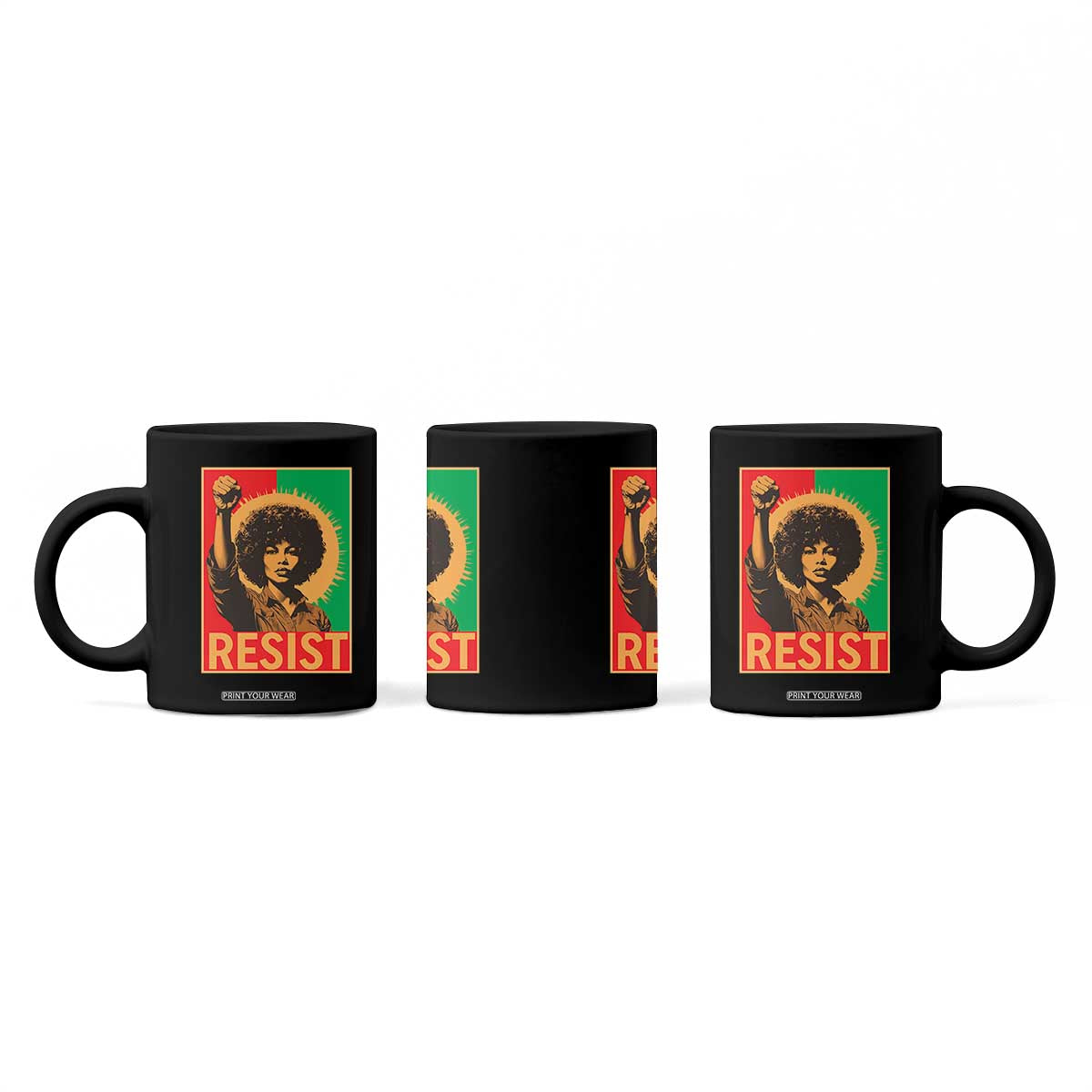 Angela Davis Coffee Mug Political Protest Resist Civil Rights Freedom TS14 Print Your Wear