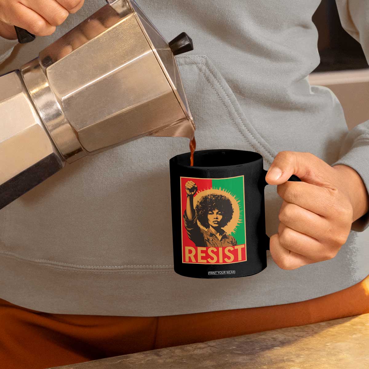 Angela Davis Coffee Mug Political Protest Resist Civil Rights Freedom TS14 Print Your Wear