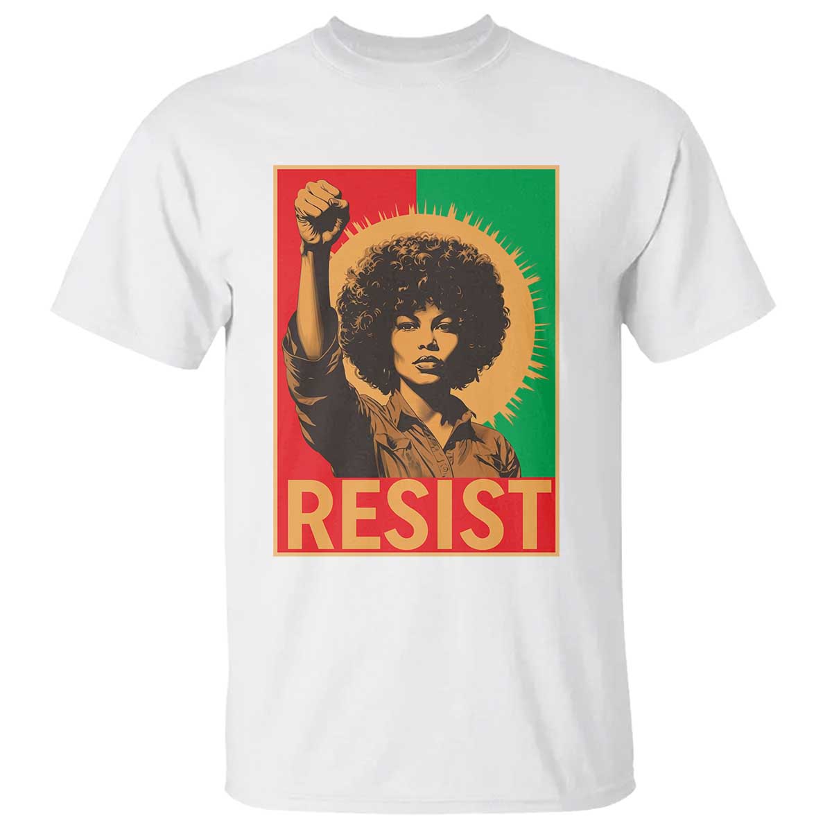 Angela Davis T Shirt Political Protest Resist Civil Rights Freedom TS14 White Print Your Wear