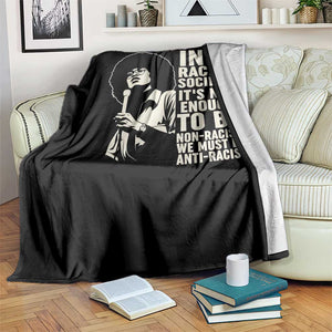 Angela Davis Inspirational Quote Throw Blanket TS14 Print Your Wear
