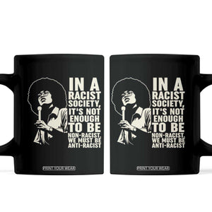 Angela Davis Inspirational Quote Coffee Mug TS14 Black Print Your Wear