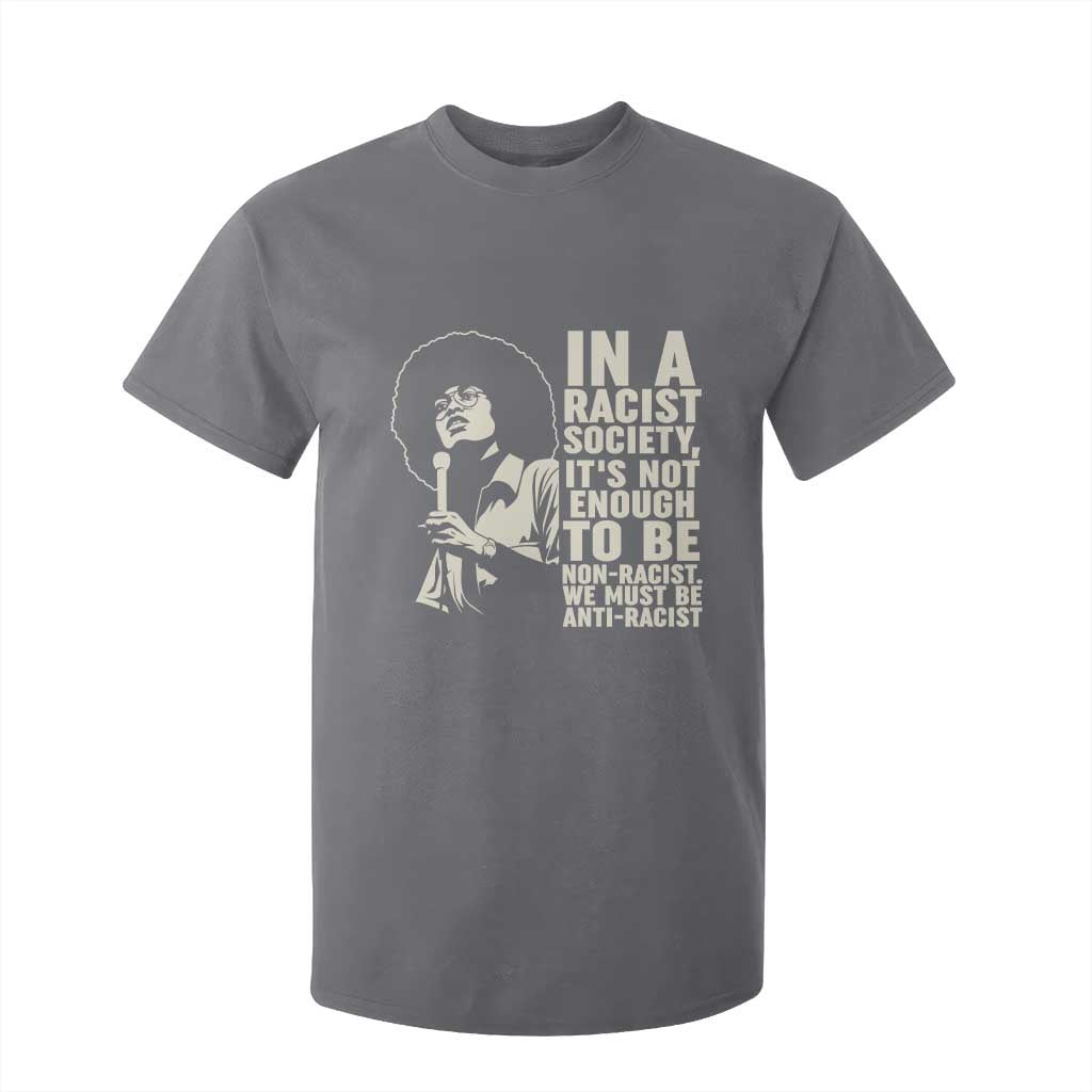 Angela Davis Inspirational Quote T Shirt For Kid TS14 Charcoal Print Your Wear