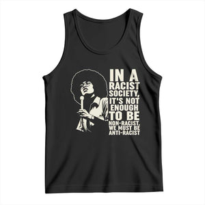 Angela Davis Inspirational Quote Tank Top TS14 Black Print Your Wear