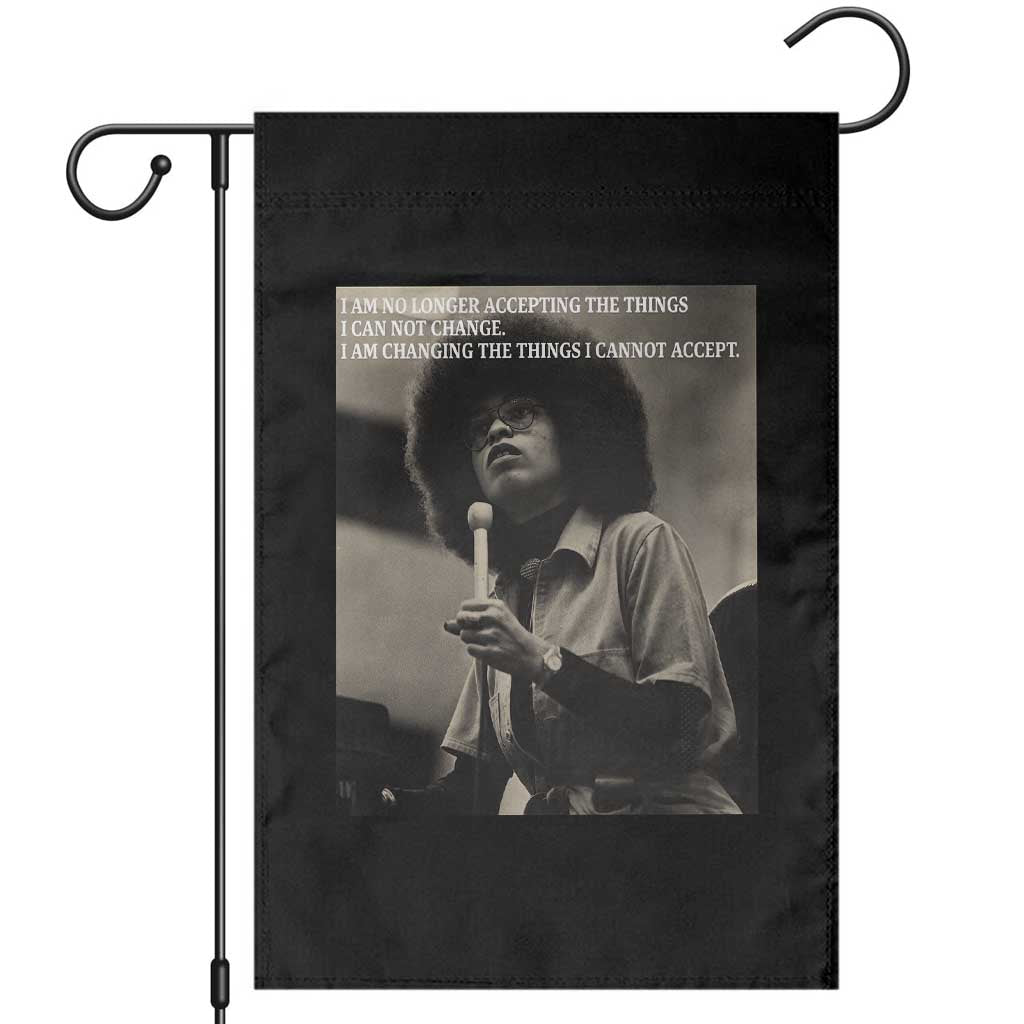 Angela Davis Inspirational Quote Garden Flag Black History Month TS14 Black Print Your Wear