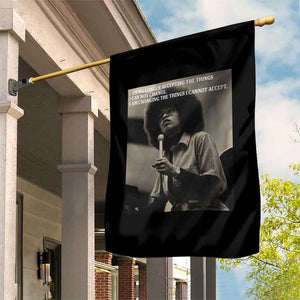 Angela Davis Inspirational Quote Garden Flag Black History Month TS14 Print Your Wear