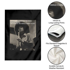 Angela Davis Inspirational Quote Garden Flag Black History Month TS14 Print Your Wear