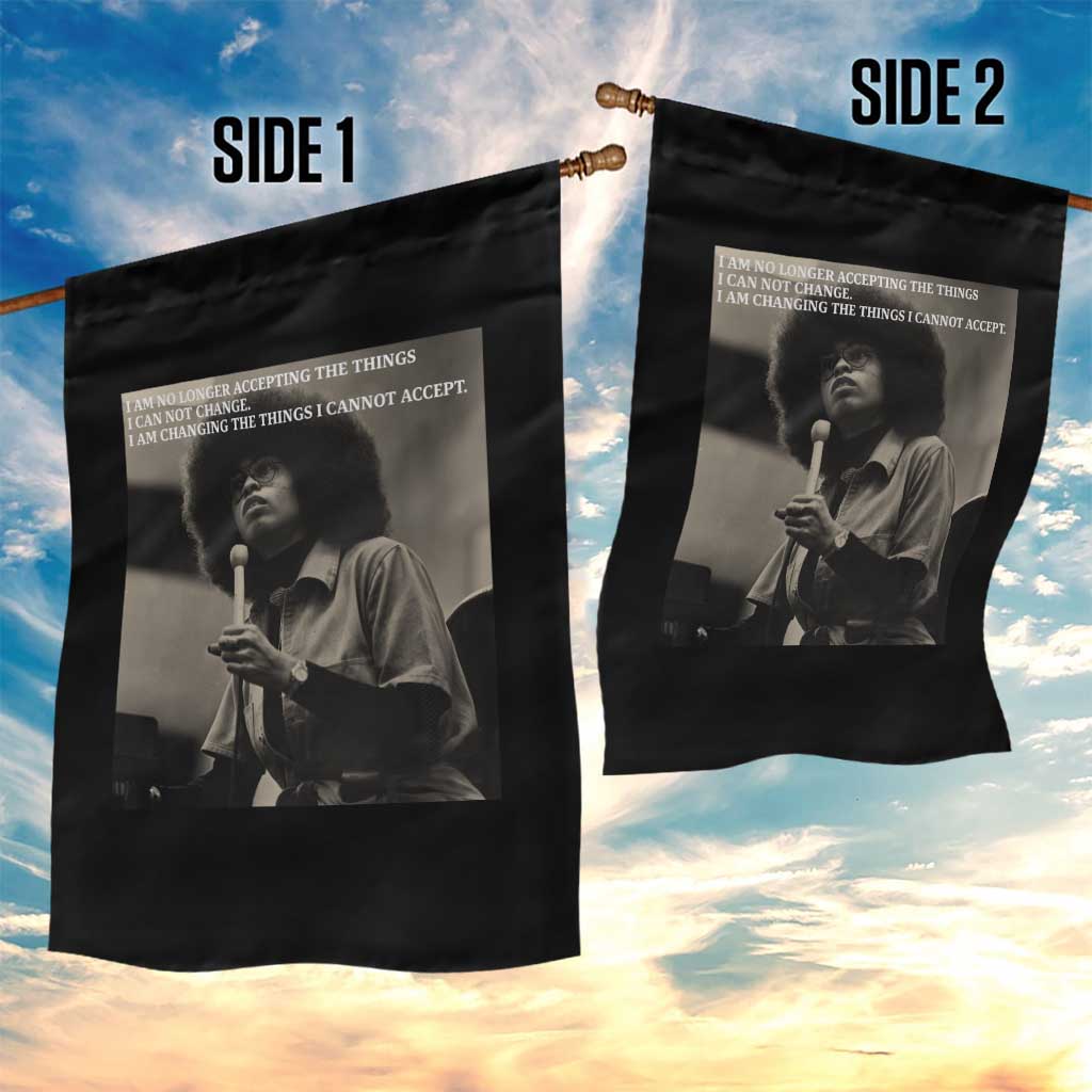 Angela Davis Inspirational Quote Garden Flag Black History Month TS14 Print Your Wear