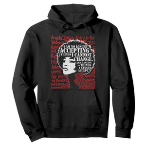 Angela Davis Inspirational Quote Hoodie Black History Month TS14 Black Print Your Wear