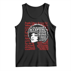 Angela Davis Inspirational Quote Tank Top Black History Month TS14 Black Print Your Wear