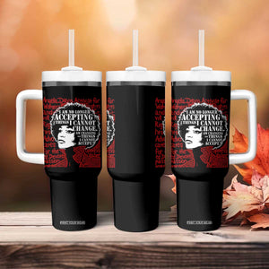 Angela Davis Inspirational Quote Tumbler With Handle Black History Month TS14 Print Your Wear