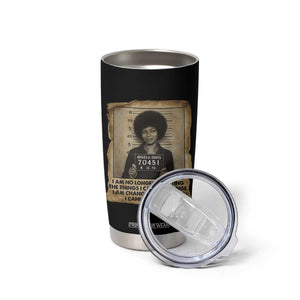 Angela Davis Inspirational Quote Tumbler Cup Black History Melanin TS14 Print Your Wear