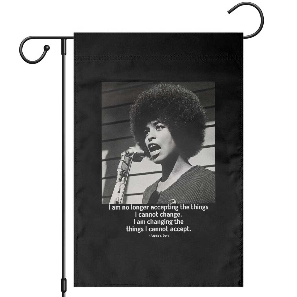 Angela Davis Inspirational Quote Garden Flag Black History African Pride Power TS14 Black Print Your Wear