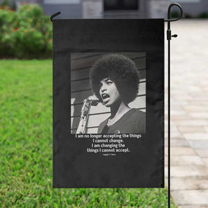 Angela Davis Inspirational Quote Garden Flag Black History African Pride Power TS14 Print Your Wear