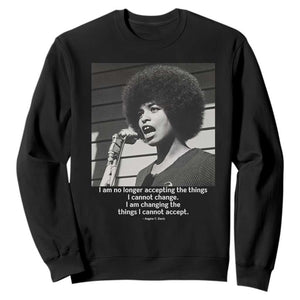 Angela Davis Inspirational Quote Sweatshirt Black History African Pride Power TS14 Black Print Your Wear