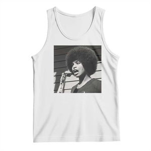 Angela Davis Inspirational Quote Tank Top Black History African Pride Power TS14 White Print Your Wear