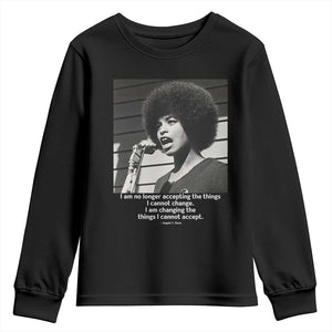 Angela Davis Inspirational Quote Youth Sweatshirt Black History African Pride Power TS14 Black Print Your Wear