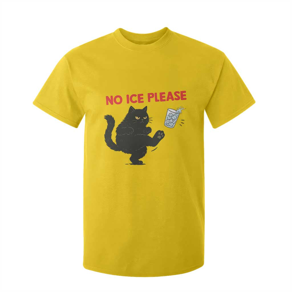 No Ice Please T Shirt For Kid Funny Black Cat Abolish ICE Meme Protest TS14 Daisy Print Your Wear