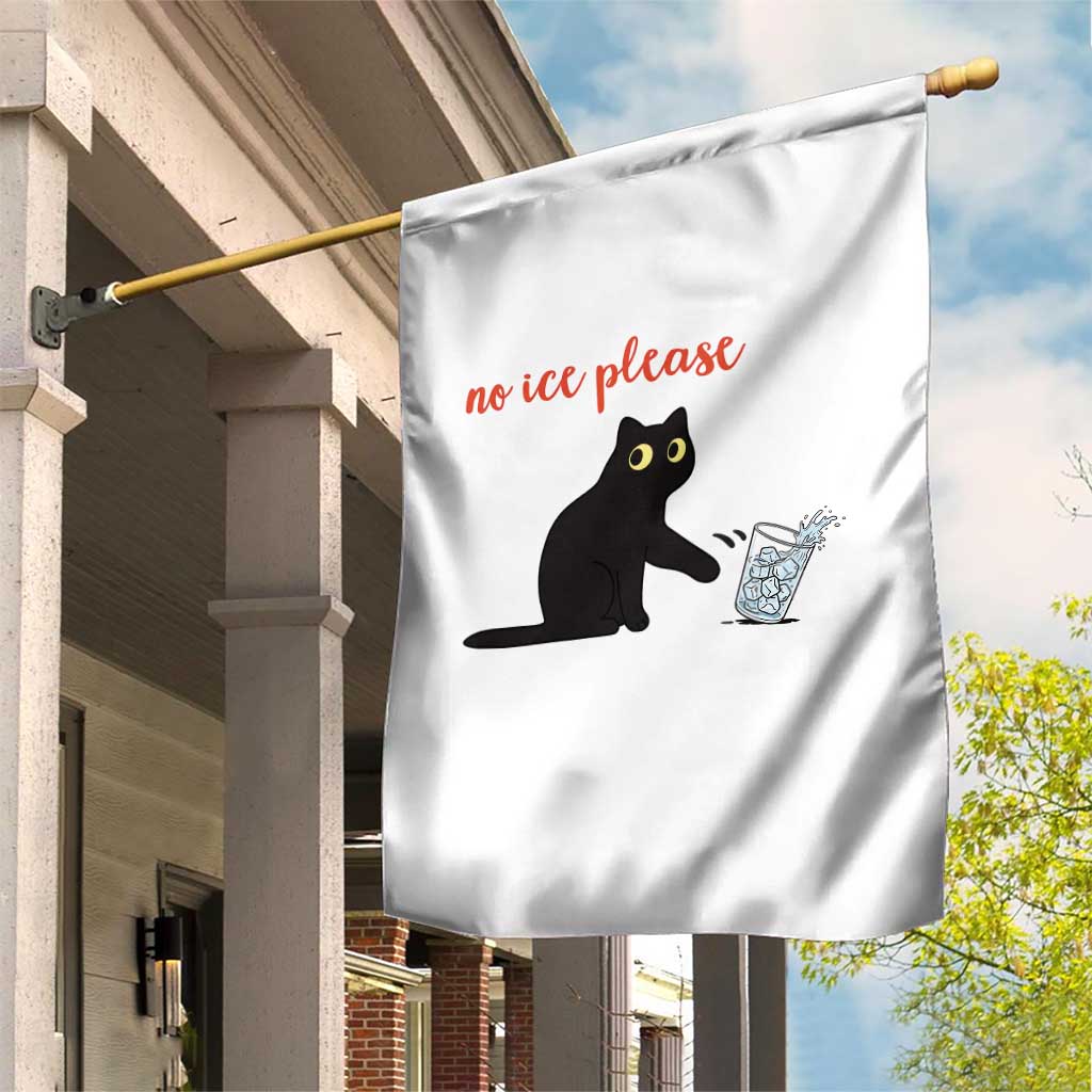 No Ice Please Garden Flag Funny Cat Abolish ICE Meme Protest TS14 Print Your Wear