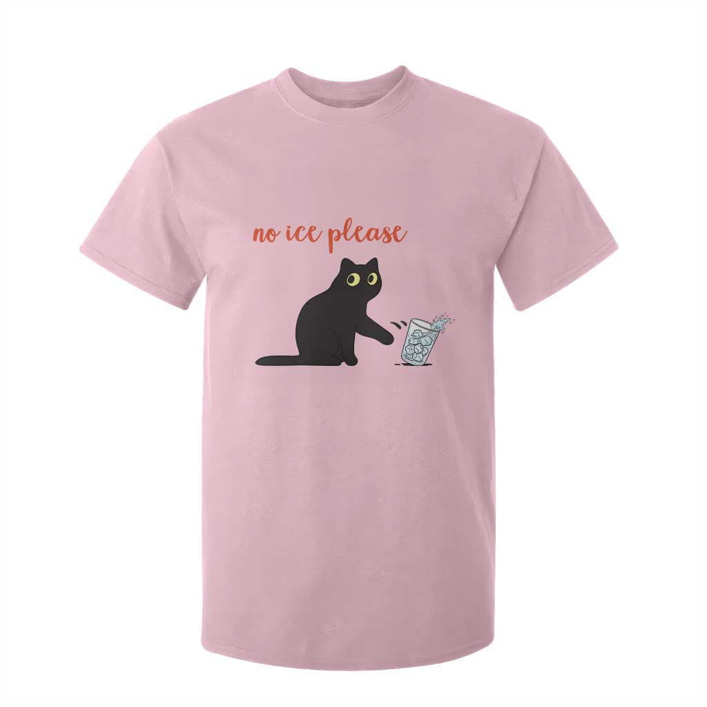 No Ice Please T Shirt For Kid Funny Cat Abolish ICE Meme Protest TS14 Light Pink Print Your Wear