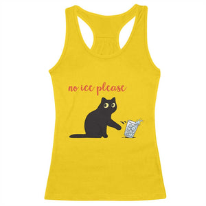 No Ice Please Racerback Tank Top Funny Cat Abolish ICE Meme Protest TS14 Daisy Print Your Wear