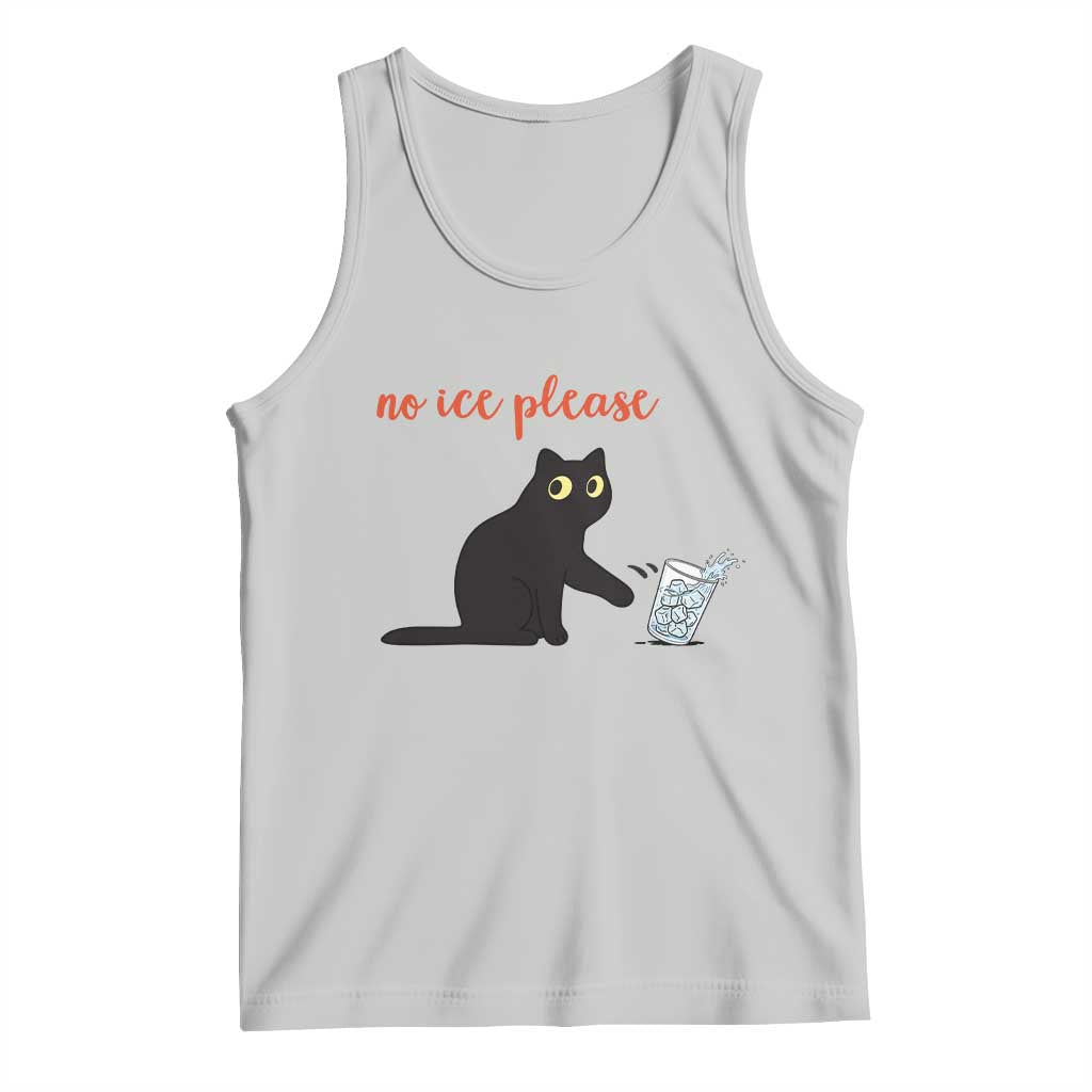 No Ice Please Tank Top Funny Cat Abolish ICE Meme Protest TS14 Ash Print Your Wear