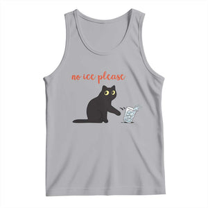 No Ice Please Tank Top Funny Cat Abolish ICE Meme Protest TS14 Athletic Heather Print Your Wear