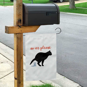 No Ice Please Garden Flag Funny Cat Abolish ICE Meme TS14 Print Your Wear