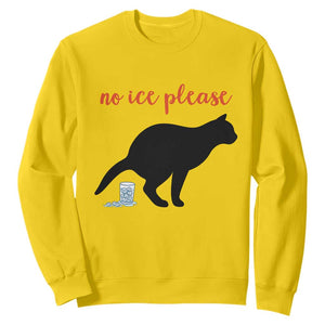 No Ice Please Sweatshirt Funny Cat Abolish ICE Meme TS14 Daisy Print Your Wear
