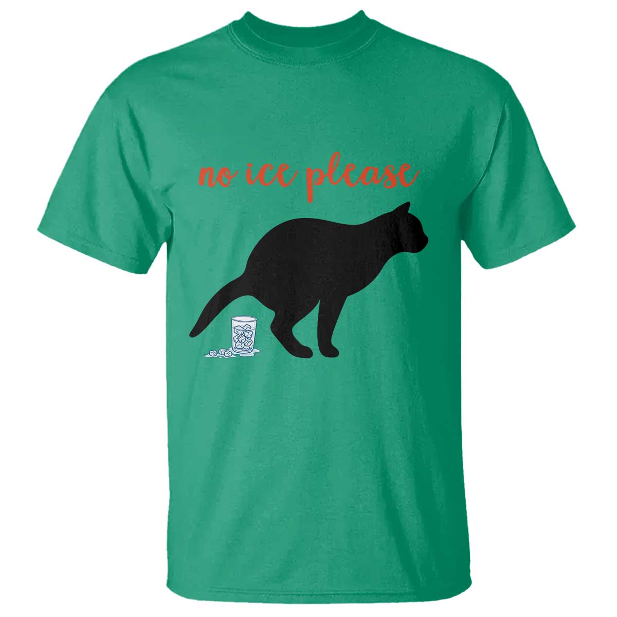 No Ice Please T Shirt Funny Cat Abolish ICE Meme TS14 Irish Green Print Your Wear