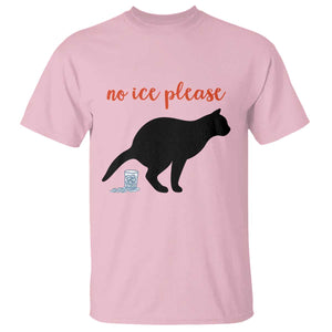 No Ice Please T Shirt Funny Cat Abolish ICE Meme TS14 Light Pink Print Your Wear