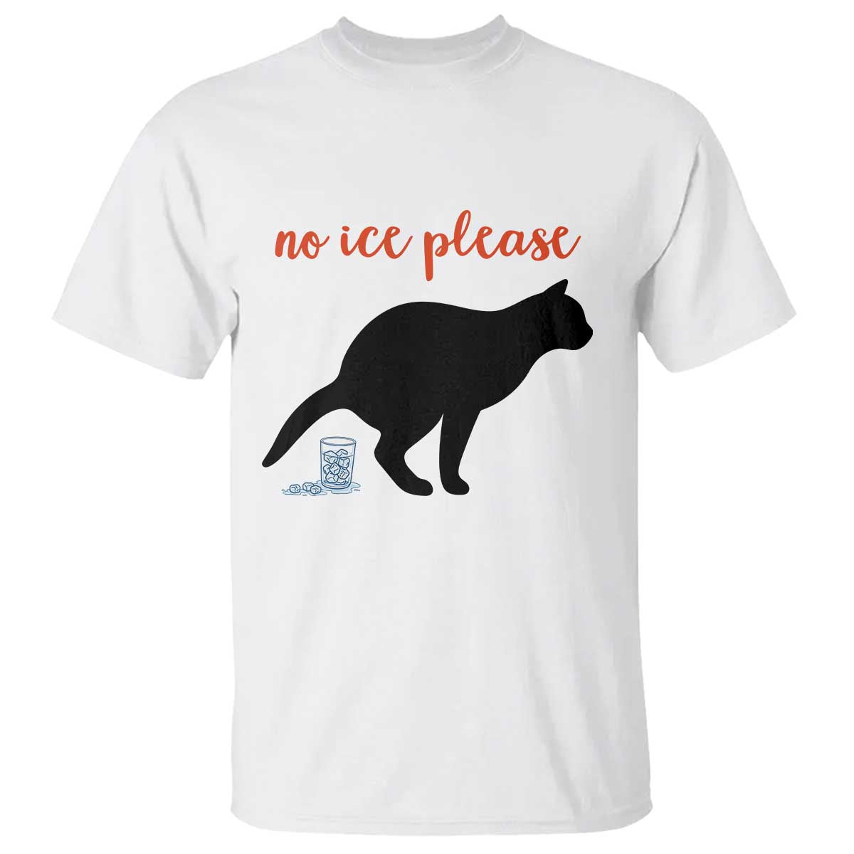 No Ice Please T Shirt Funny Cat Abolish ICE Meme TS14 White Print Your Wear