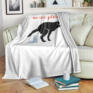 No Ice Please Throw Blanket Funny Dog Anti ICE Meme TS14 Print Your Wear