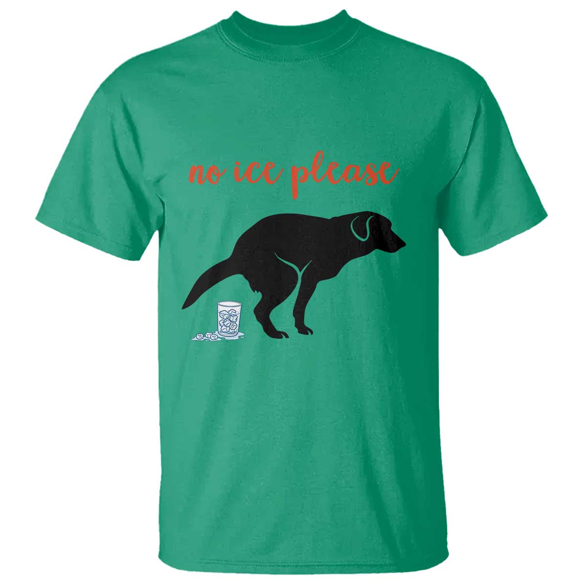 No Ice Please T Shirt Funny Dog Anti ICE Meme TS14 Irish Green Print Your Wear