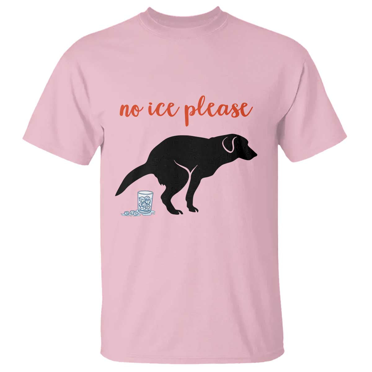 No Ice Please T Shirt Funny Dog Anti ICE Meme TS14 Light Pink Print Your Wear