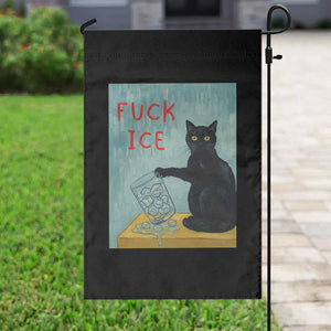 No Ice Please Garden Flag Funny Cat Anti ICE Artist Meme TS14 Print Your Wear