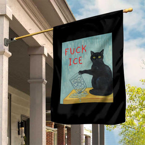 No Ice Please Garden Flag Funny Cat Anti ICE Artist Meme TS14 Print Your Wear