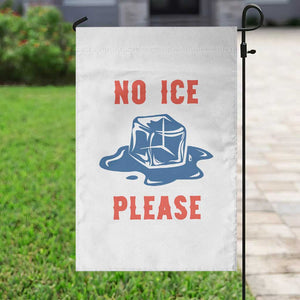 No Ice Please Garden Flag Funny Ice Cube Anti ICE Deportation Human Rights TS14 Print Your Wear