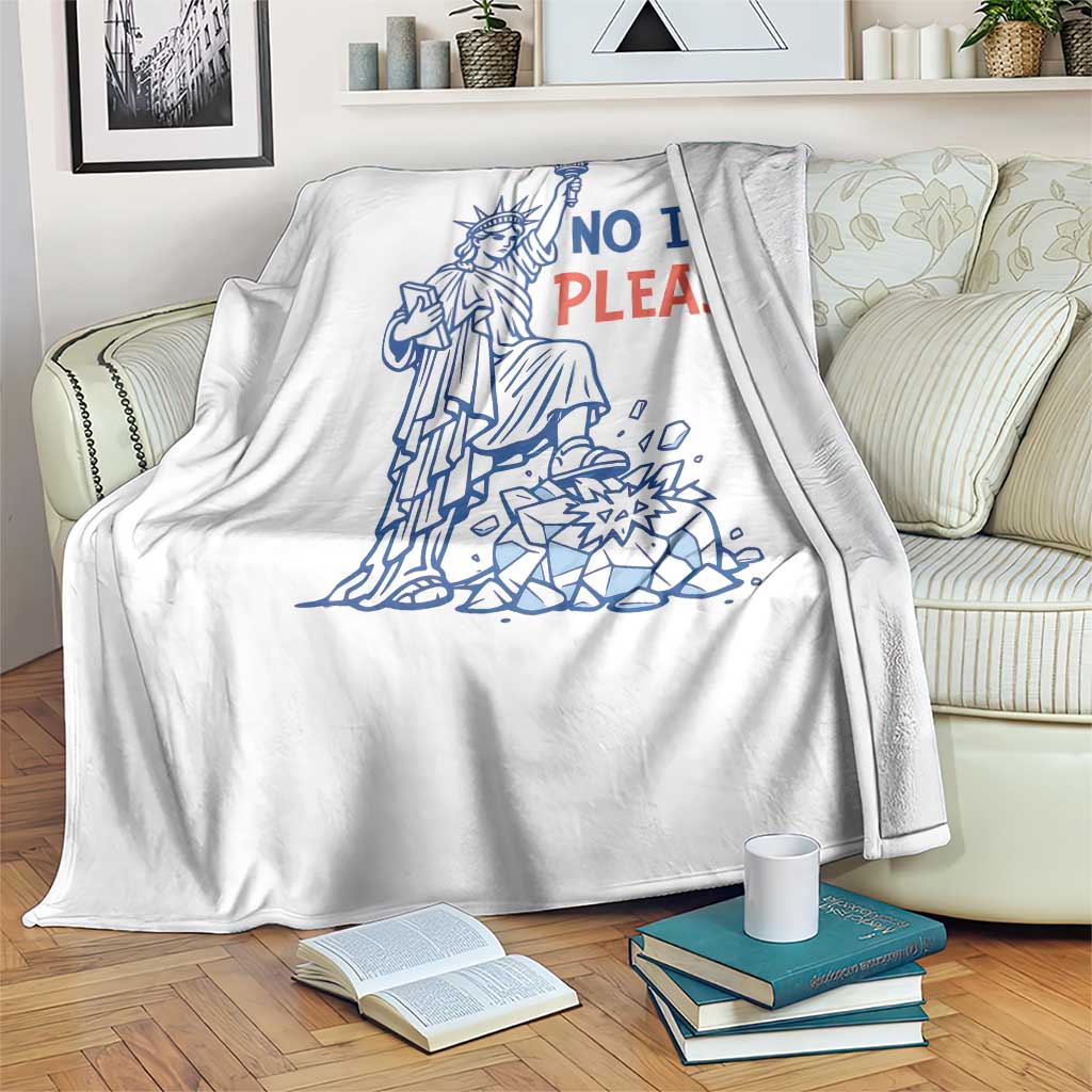 No Ice Please Throw Blanket Funny Statue of Liberty Anti ICE Deportation Human Rights TS14 Print Your Wear