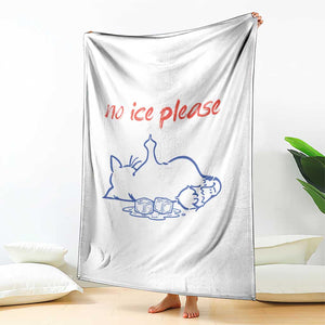 No Ice Please Throw Blanket Funny Cat Anti ICE Deportation Human Rights TS14 Print Your Wear