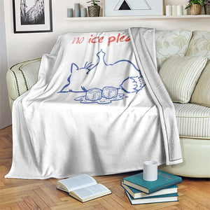 No Ice Please Throw Blanket Funny Cat Anti ICE Deportation Human Rights TS14 Print Your Wear