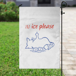 No Ice Please Garden Flag Funny Cat Anti ICE Deportation Human Rights TS14 Print Your Wear