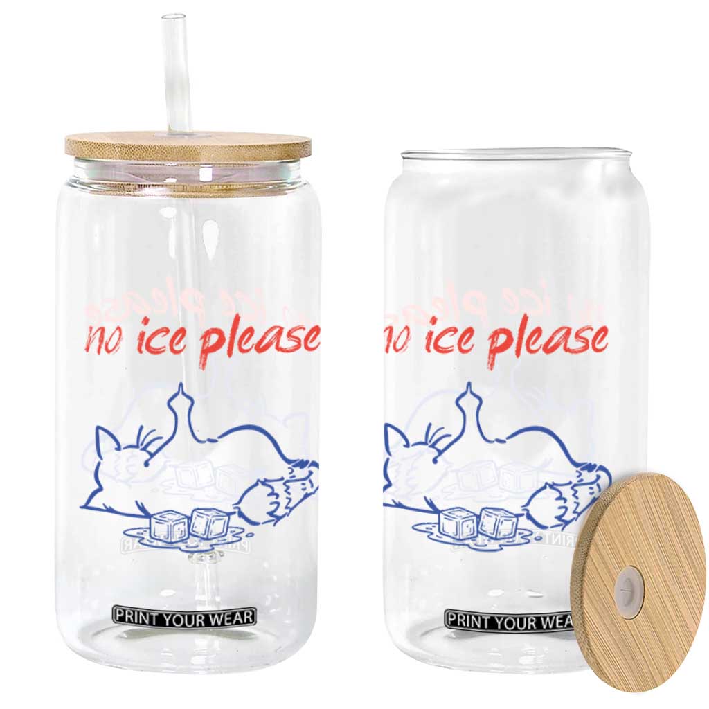 No Ice Please Glass Can Funny Cat Anti ICE Deportation Human Rights TS14 Print Your Wear