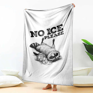 No Ice Please Throw Blanket Funny Raccoon Anti ICE Deportation Human Rights TS14 Print Your Wear
