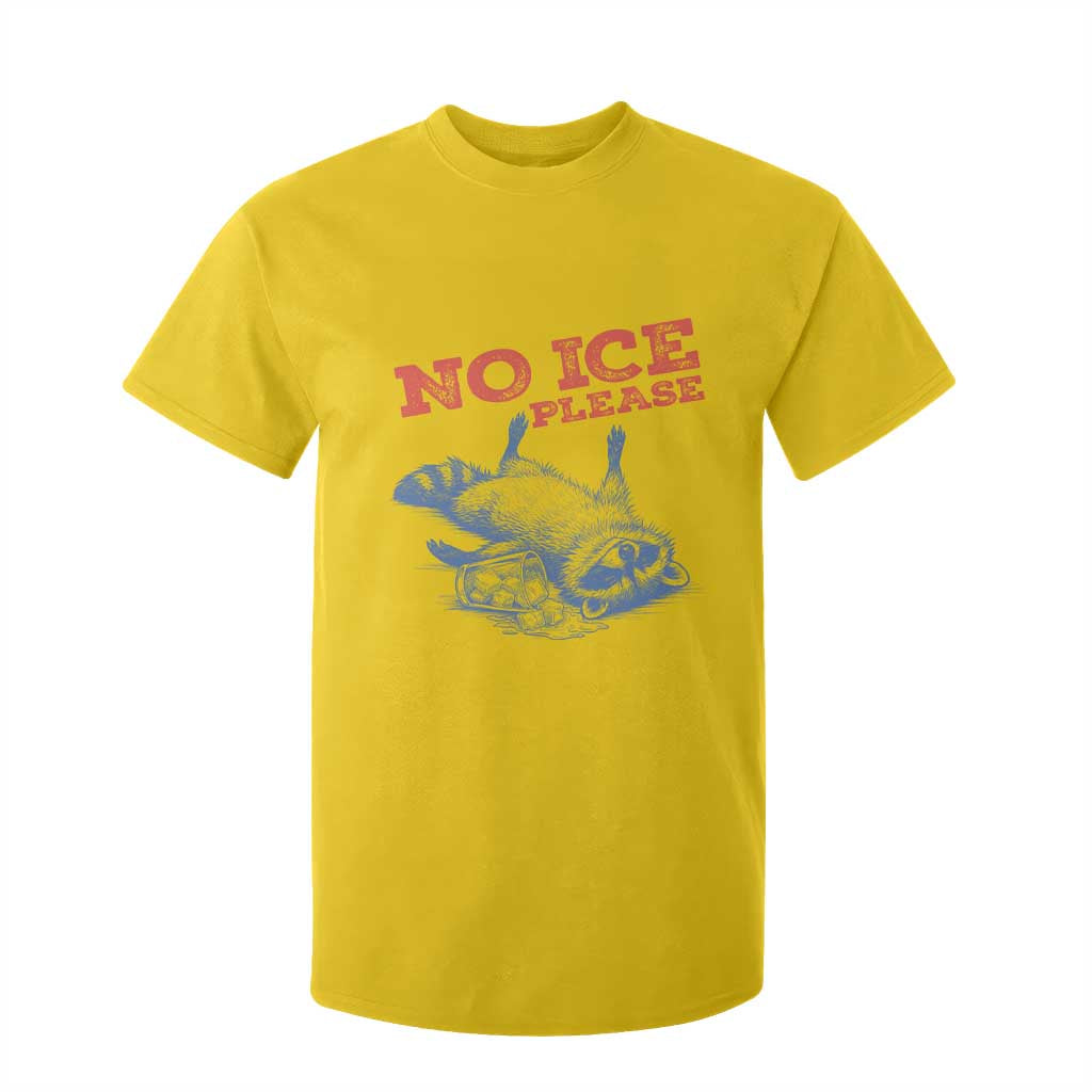 No Ice Please T Shirt For Kid Funny Raccoon Trash Panda Anti ICE Meme TS14 Daisy Print Your Wear