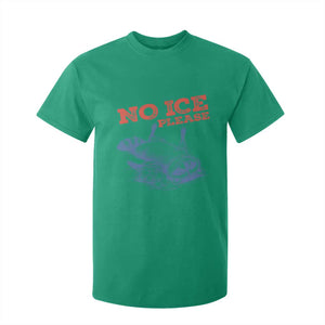 No Ice Please T Shirt For Kid Funny Raccoon Trash Panda Anti ICE Meme TS14 Irish Green Print Your Wear
