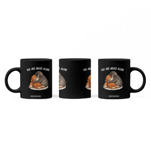Punch Monkey Coffee Mug You Are Never Alone Brave TS14 Print Your Wear