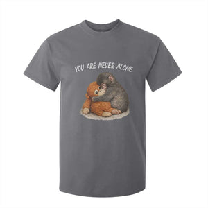 Punch Monkey T Shirt For Kid You Are Never Alone Brave TS14 Charcoal Print Your Wear