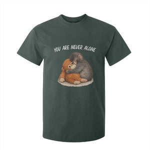 Punch Monkey T Shirt For Kid You Are Never Alone Brave TS14 Dark Forest Green Print Your Wear
