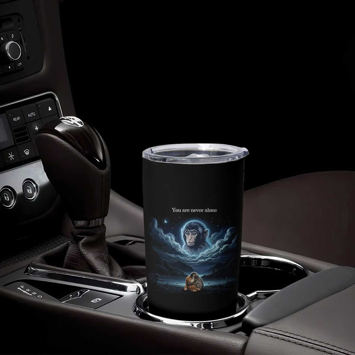 Baby Monkey Punch Tumbler Cup You Are Never Alone Brave TS14 Print Your Wear