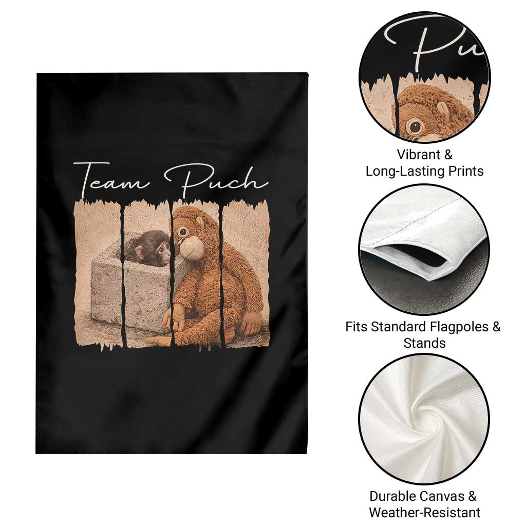 Team Punch Garden Flag Baby Monkey And Plush Toy Viral TS14 Print Your Wear